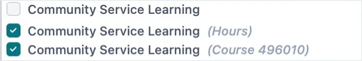 screenshot list student completion status