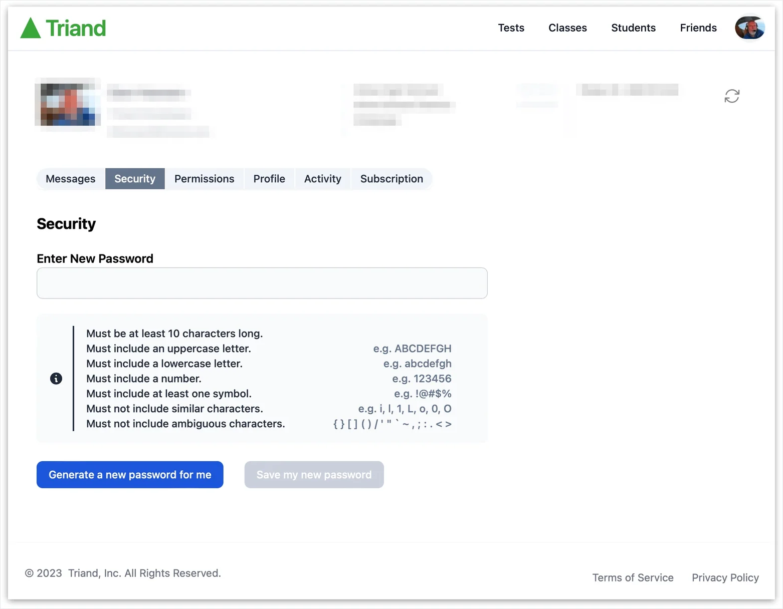 screenshoot account reset password